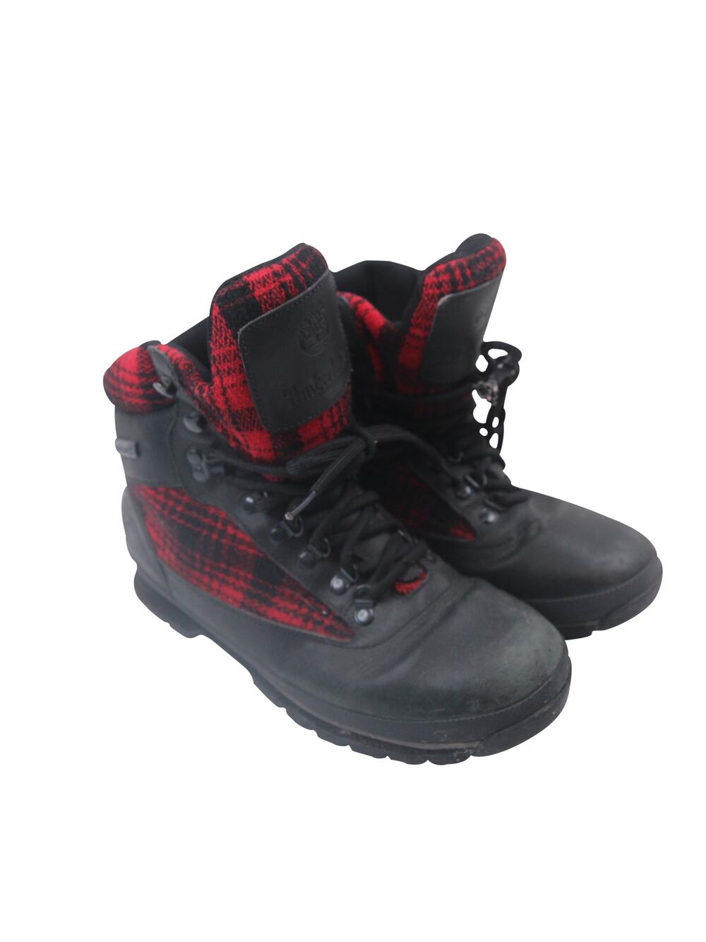 Timberland x Woolrich Buffalo Plaid Wool Boots